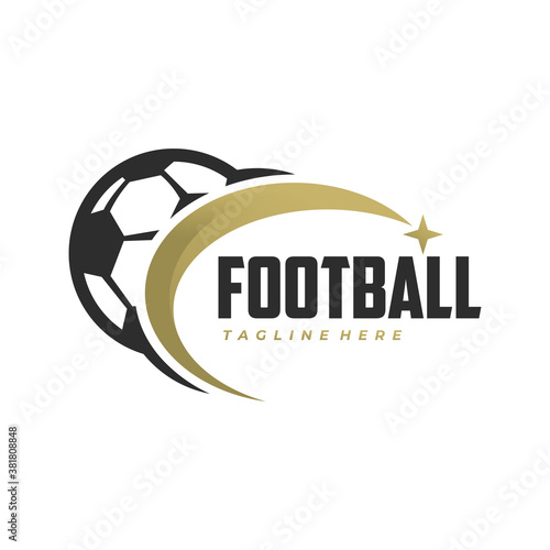 football logo icon vector isolated