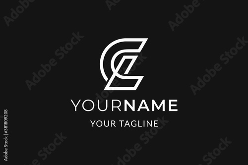 CL Initial Letter Logo Design Template