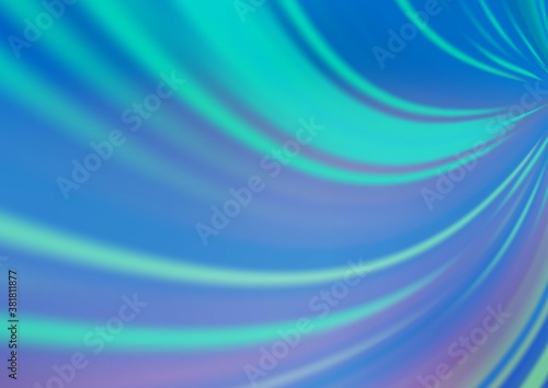Light BLUE vector abstract template. A vague abstract illustration with gradient. A new texture for your design.