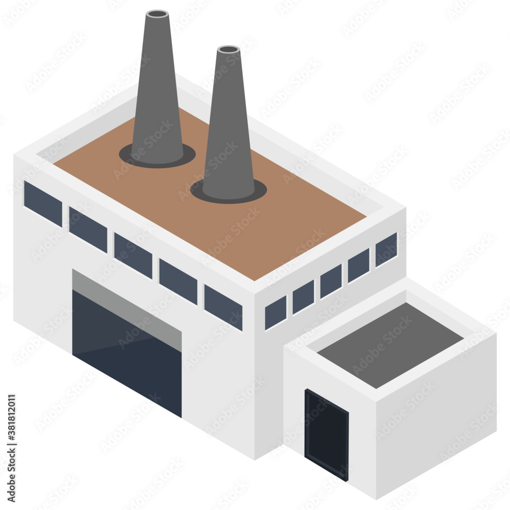 Industry flat icon
Industry flat icon