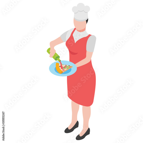 
Food preparation flat icon design  
