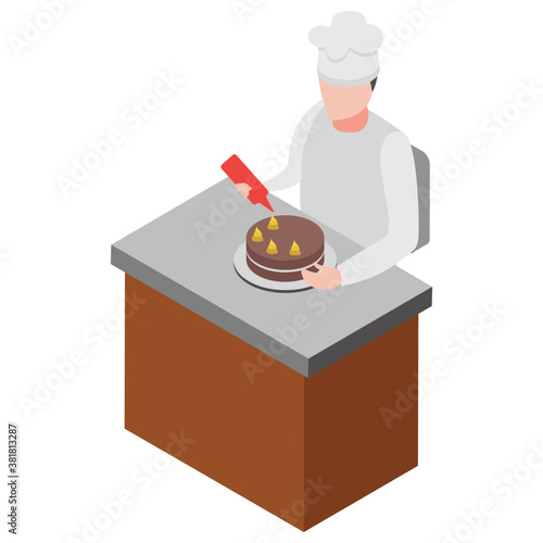 
Food preparation flat icon design  
