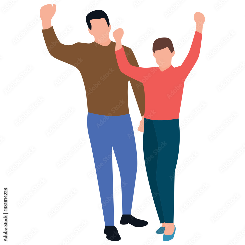 Office people flat icon design
Office people flat icon design