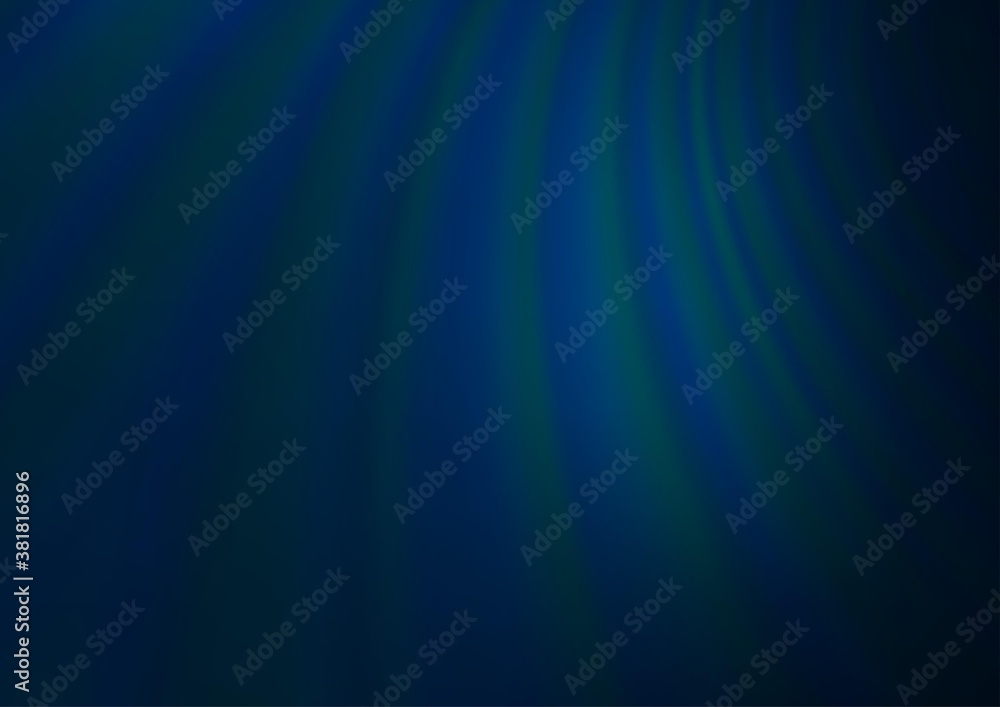 Dark BLUE vector blur pattern. A completely new color illustration in a bokeh style. Brand new design for your business.