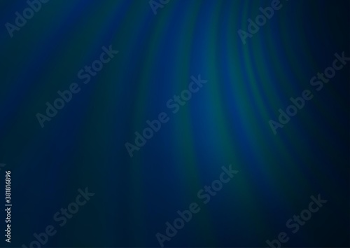 Dark BLUE vector blur pattern. A completely new color illustration in a bokeh style. Brand new design for your business.