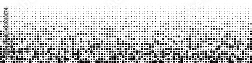 Halftone vector. Monochrome Abstract dot, Gradient halftone dots for background pattern and texture.