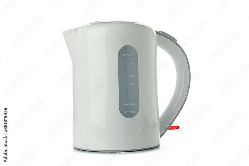 Modern electric kettle isolated on white background Modern electric kettle isolated on white background