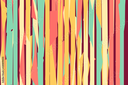 Pattern vintage vector with careless strokes as vertical lines. Abstract sharp background.