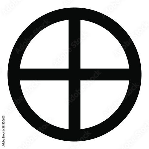 Religion symbol icon vector