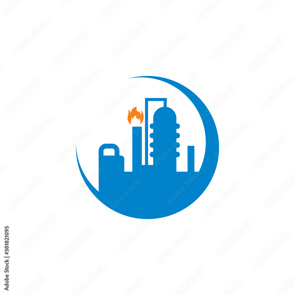 Factory Vector , Industry Logo Vector Factory Vector , Industry Logo Vector