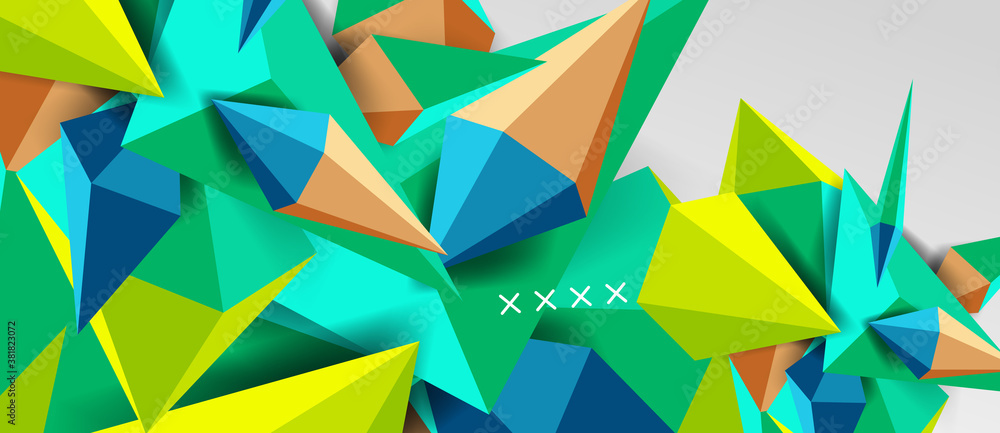 3d low poly abstract shape background vector illustration 3d low poly abstract shape background vector illustration