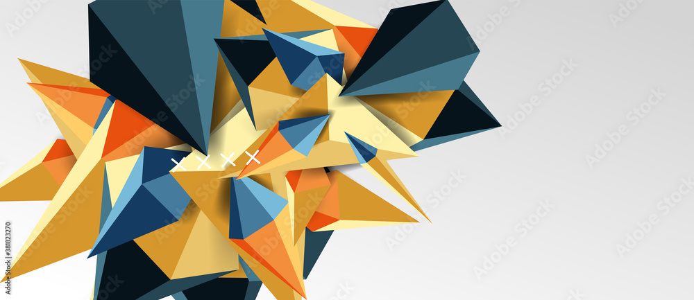 3d low poly abstract shape background vector illustration 3d low poly abstract shape background vector illustration