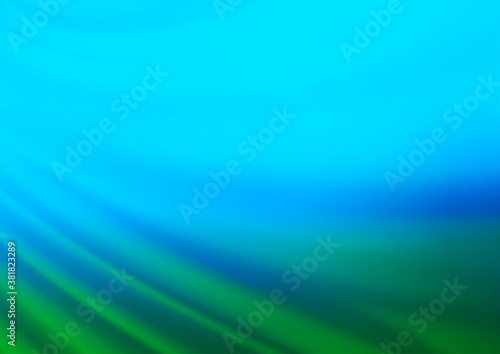 Light Blue, Green vector modern bokeh pattern. Colorful illustration in abstract style with gradient. A completely new design for your business.