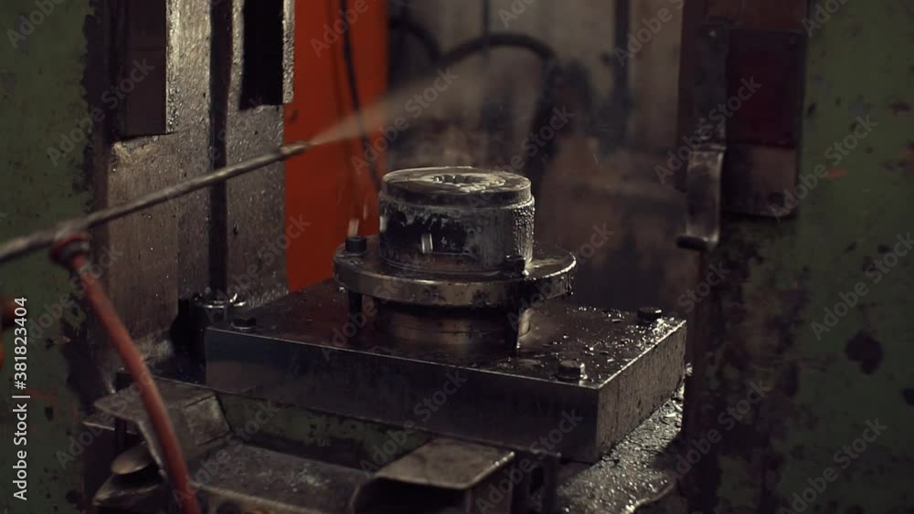 Cnc Machine.industry. Factory. Cnc Lathe Machinemakes Metal Detail On Factory Cnc Machine.industry. Factory. Cnc Lathe Machinemakes Metal Detail On Factory