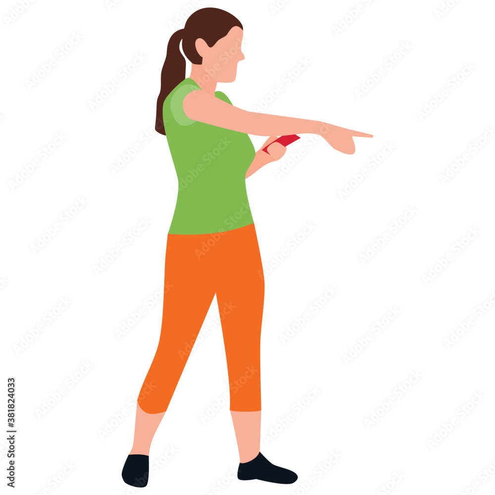 Flat icon design of exercising girl
Flat icon design of exercising girl