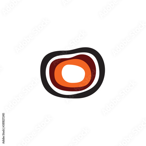 Aboriginal art symbol design template