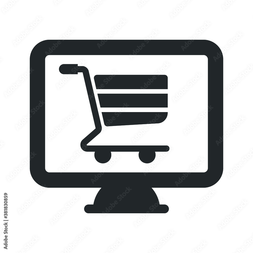 E commerce solution icon E commerce solution icon