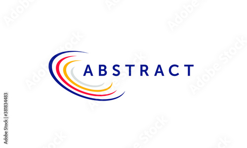 Abstract business logo. Corporate identity design elements. Network connect, integrate, grow concepts. Science technology, health and medical, market logotype. Color Vector brand icons. 3d logo