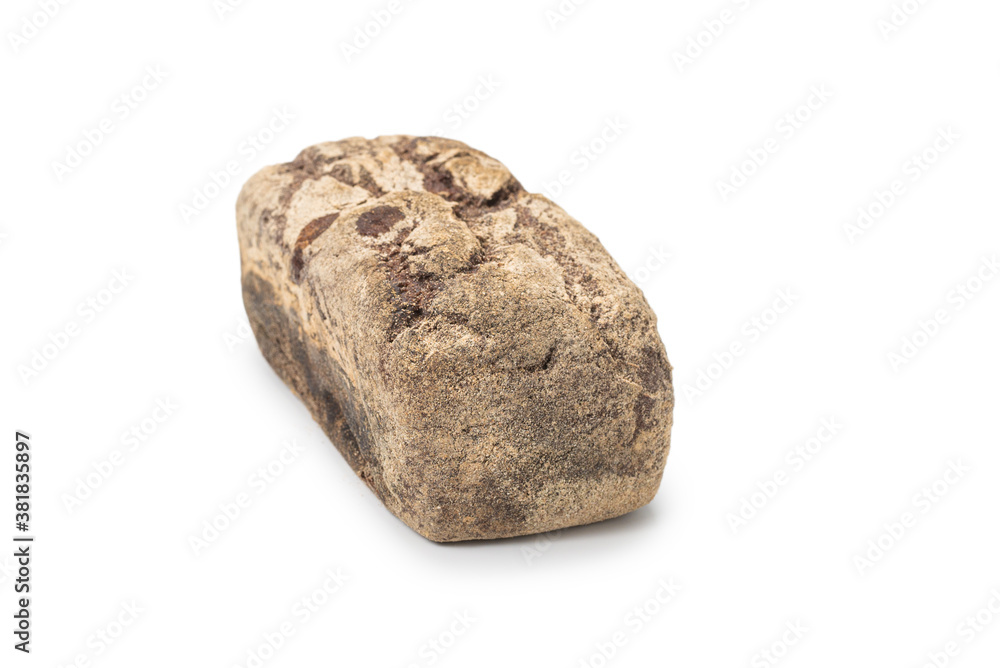Brown bread isolated on white background. Brown bread isolated on white background.