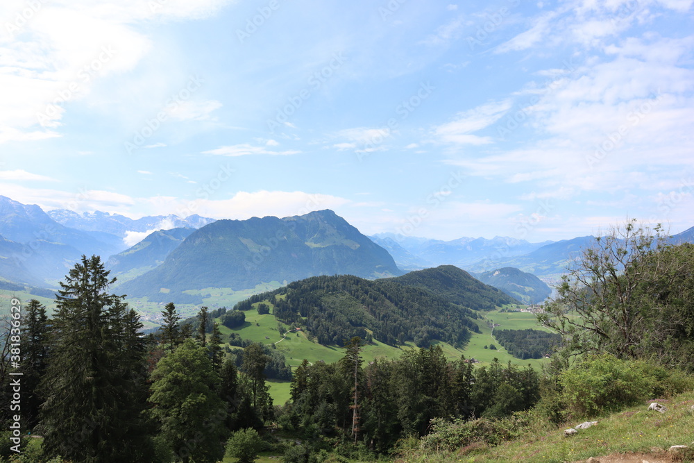 Bergpanorama Schweiz Alpen