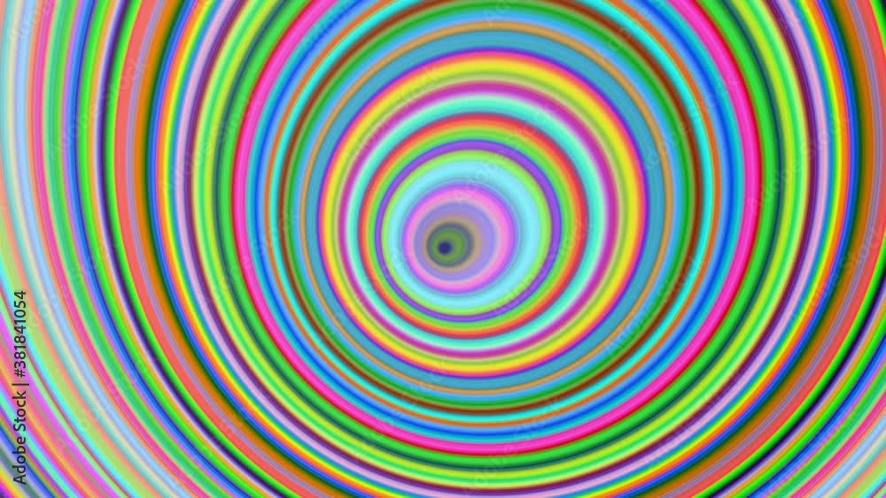 Paints spectre in rings. Displacement of abstract wavy rings, computer generated. Paints spectre in rings. Displacement of abstract wavy rings, computer generated.
