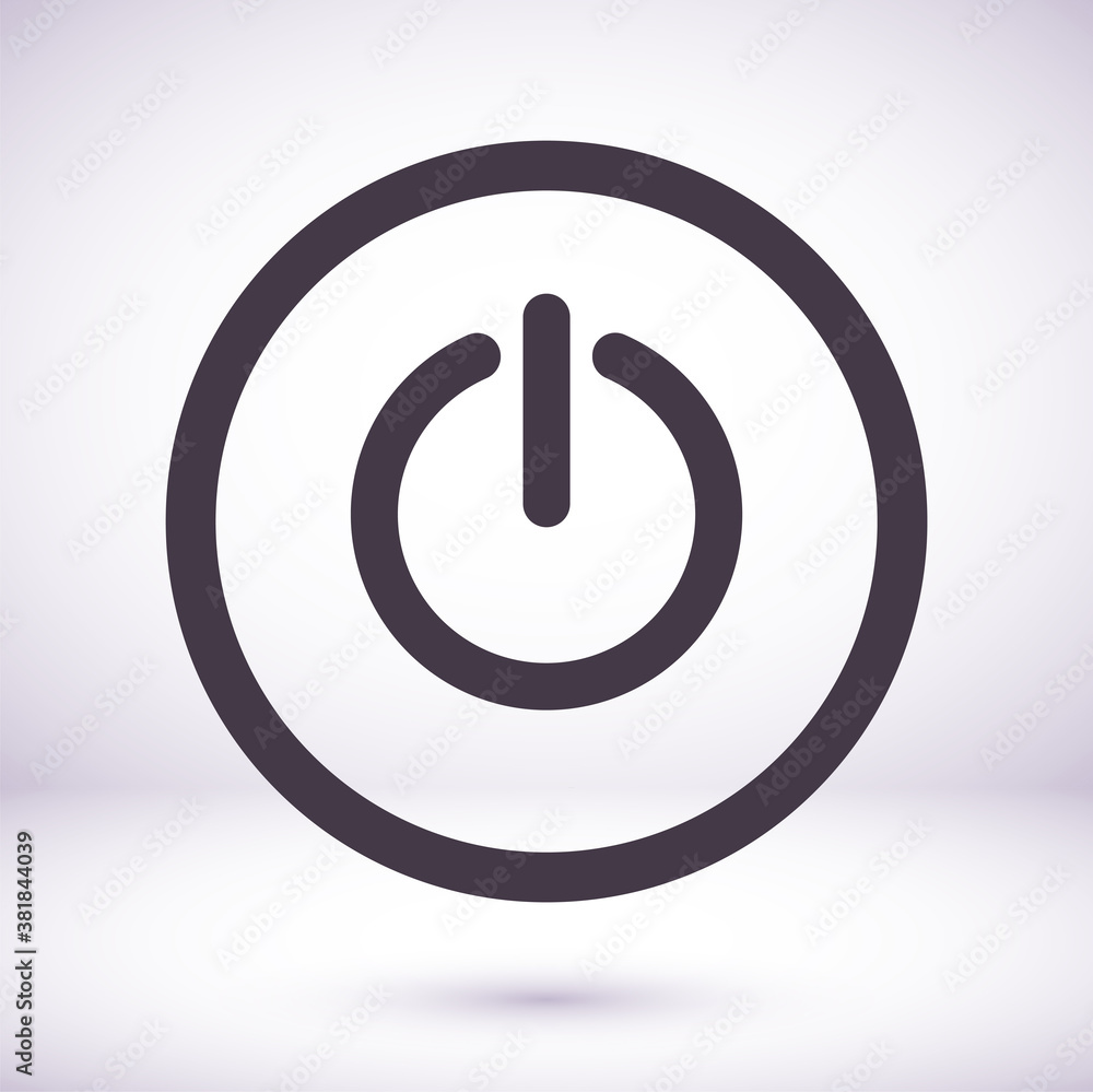 power off icon vector. lorem ipsum Flat Design JPG power off icon vector. lorem ipsum Flat Design JPG