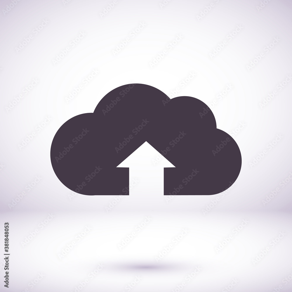 Download vector icon, cloud storage symbol. Modern, simple flat vector illustration of website or mobile application. Download vector icon, cloud storage symbol. Modern, simple flat vector illustration of website or mobile application.