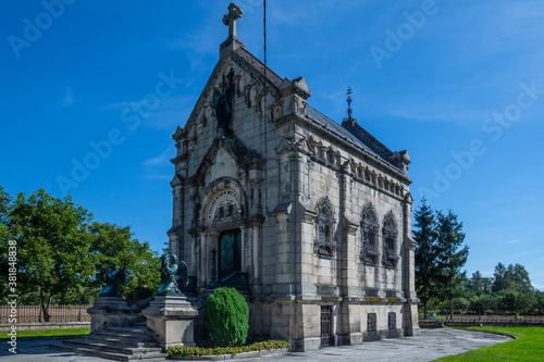 Mausoleum of the von Magnis family in Oldrzychowice Klodzkie near Klodzko, Lower Silesia, Poland - September 5, 2020