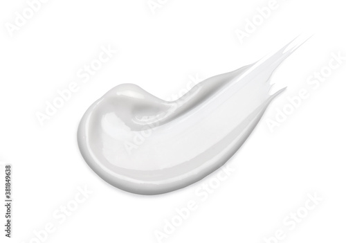 Cosmetic cream isolated on white