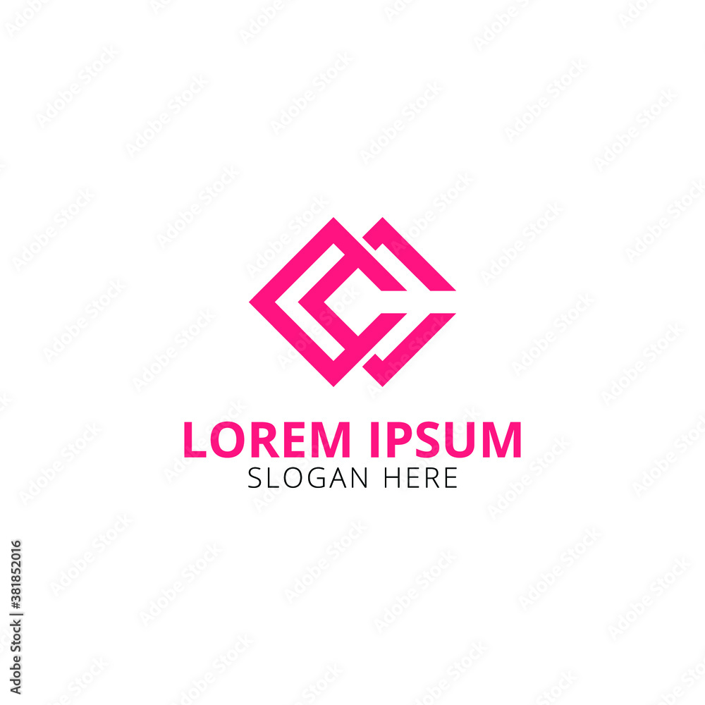 Creative And Unique CC Letter Logo Design Template Creative And Unique CC Letter Logo Design Template