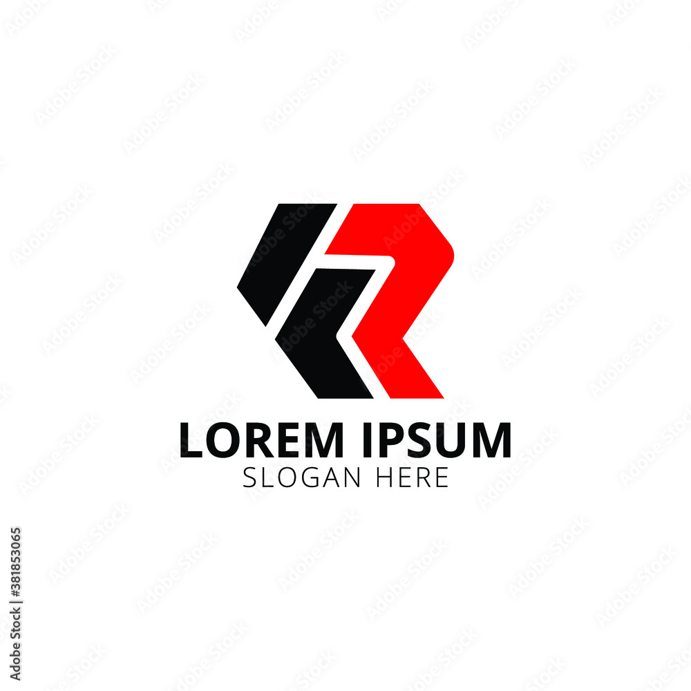 Creative and Unique FR Letter Business Logo Design Creative and Unique FR Letter Business Logo Design