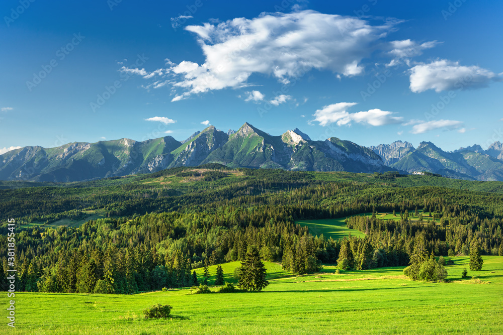 High Tatras (Belianske Tatry) mountains national park in Slovakia