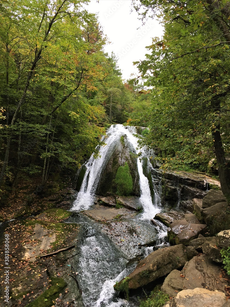 waterfall in the woods waterfall in the woods