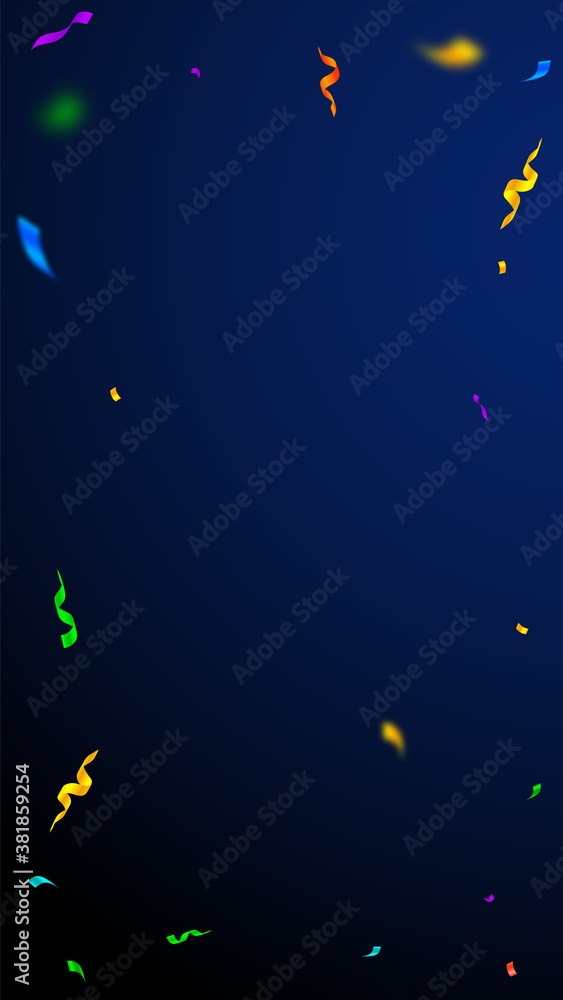 Streamers and confetti. Colorful streamers tinsel Streamers and confetti. Colorful streamers tinsel