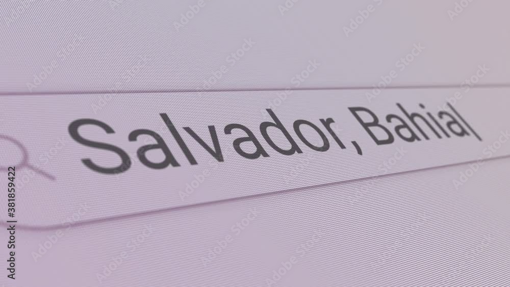 Salvador Bahia Search Bar Close Up Single Line Typing Text Box Layout Web Database Browser Engine Concept Salvador Bahia Search Bar Close Up Single Line Typing Text Box Layout Web Database Browser Engine Concept