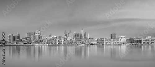 Cityscape of downtown skyline Philadelphia in Pennsylvania