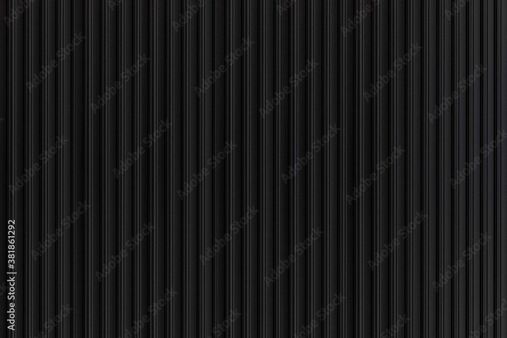 Black Corrugated metal background and texture surface or galvanize steel Black Corrugated metal background and texture surface or galvanize steel