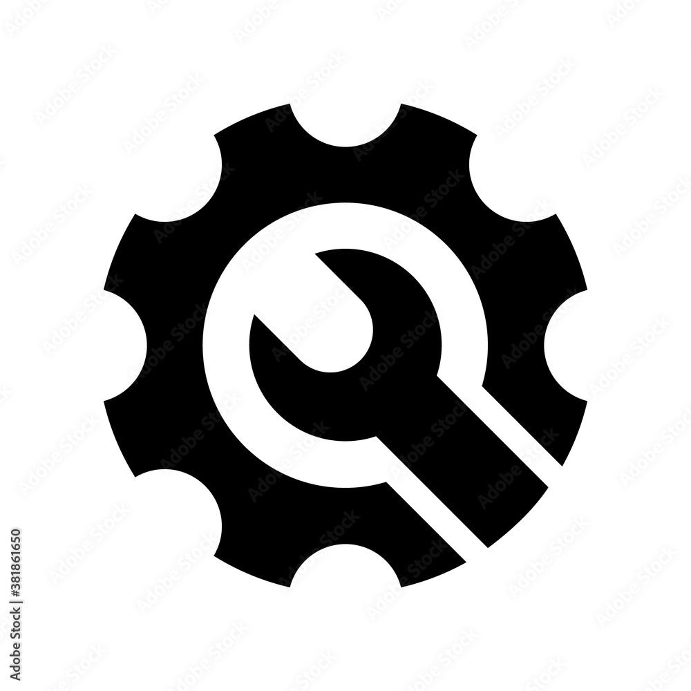 Settings tool icon v6. Internet flat icon symbol for applications. Settings tool icon v6. Internet flat icon symbol for applications.