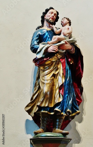 Sankt Josef, Heiligenfigur, Rottweil, Heilig-Kreuz-Münster