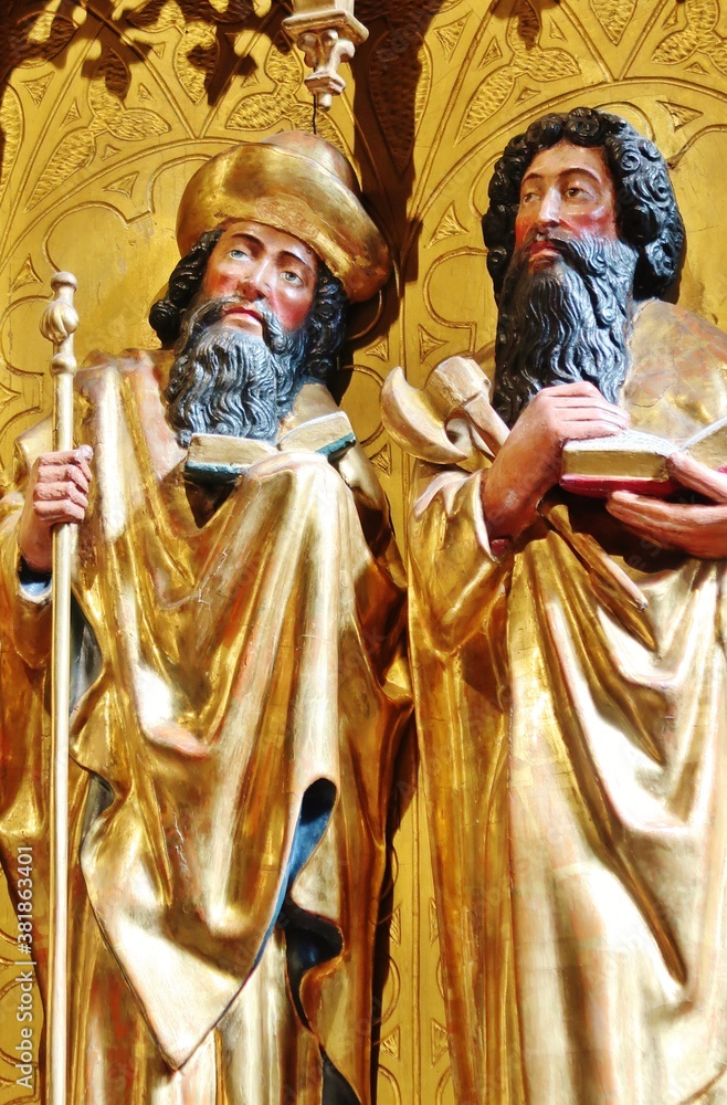 Heiligenfiguren, Rottweil, Heilig-Kreuz-Münster