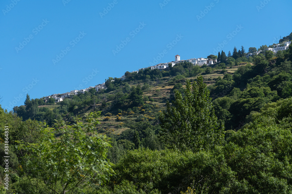Fototapeta premium small town in a mountainous area in southern Spain