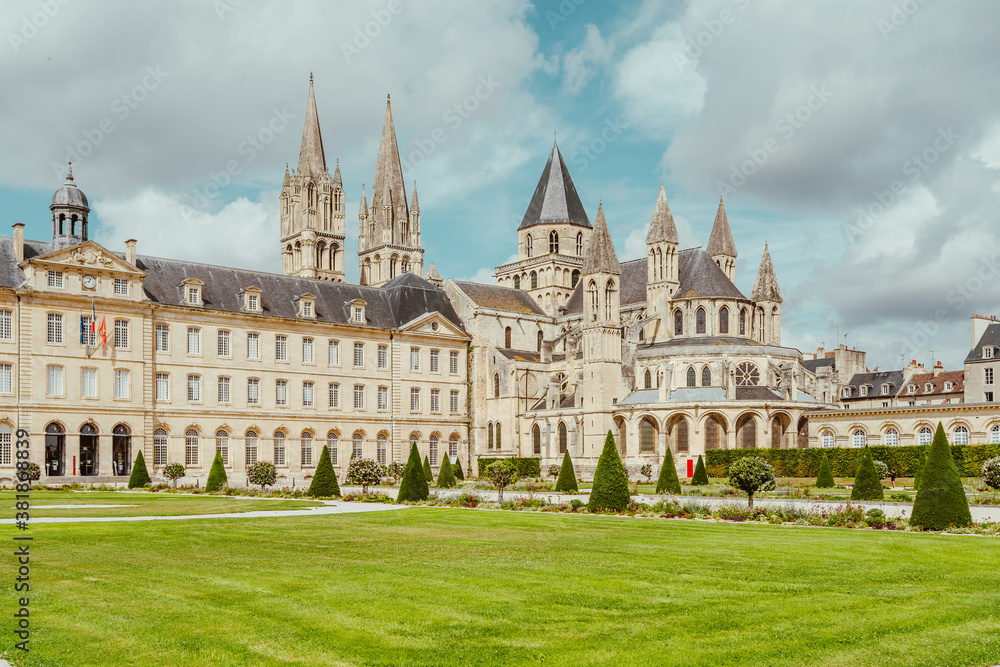 St-Étienne de Caen in der Hauptstadt des Département Calvados in der Normandie Frankreich