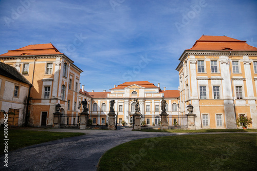 Castle Duchcov, chateau in classicist style, northern Bohemia, Czech Republic