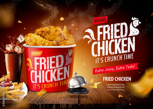 Fried chicken ad