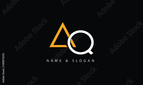 AQ, QA, A, Q abstract letters logo monogram