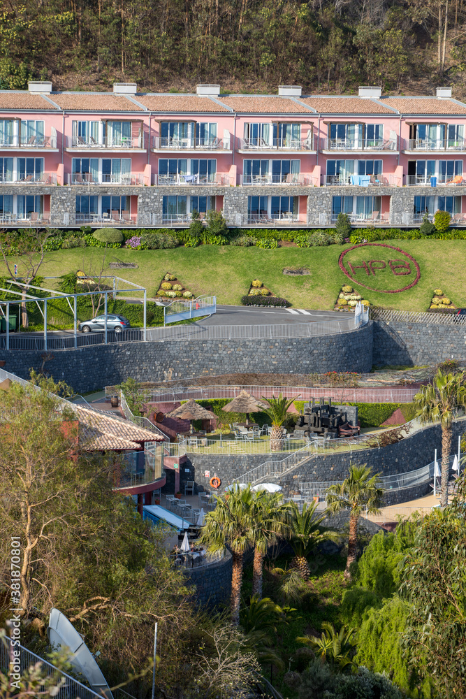  Apartments near Cabo Girao on Madeira Island, Portugal, the highest cliff in Europe