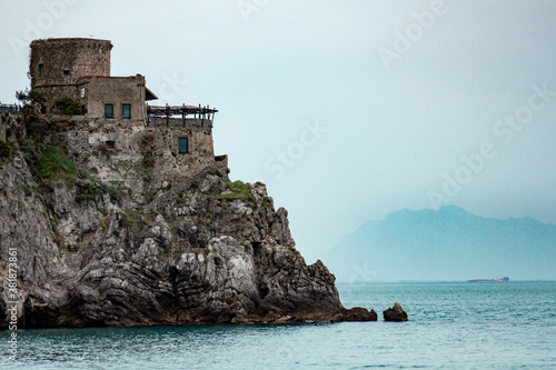 castle on the coast of the sea