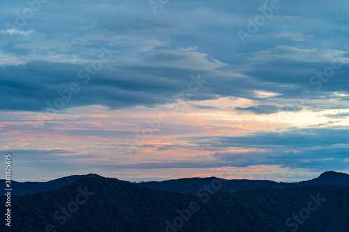 landscape with clouds