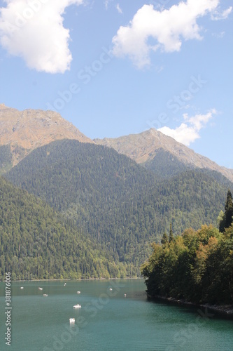 Lake Ritsa in Abkhazia