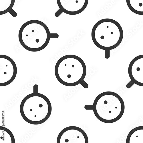 Grey Coffee cup icon isolated seamless pattern on white background. Tea cup. Hot drink coffee. Vector.